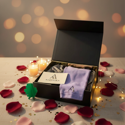 ✨ Felpa Aura Viola – Idea Regalo con Scatola Rigida