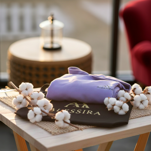 ✨ Felpa Aura Viola– Idea Regalo con Shopper