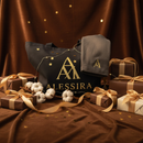 🫒 Felpa Noir Olive – Idea Regalo con Shopper