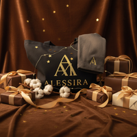 🫒 Felpa Noir Olive – Idea Regalo con Shopper