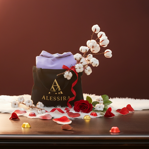 ✨ Felpa Aura Viola– Idea Regalo con Shopper