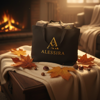 🫒 Felpa Noir Olive – Idea Regalo con Shopper