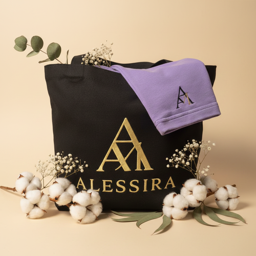 ✨ Felpa Aura Viola– Idea Regalo con Shopper