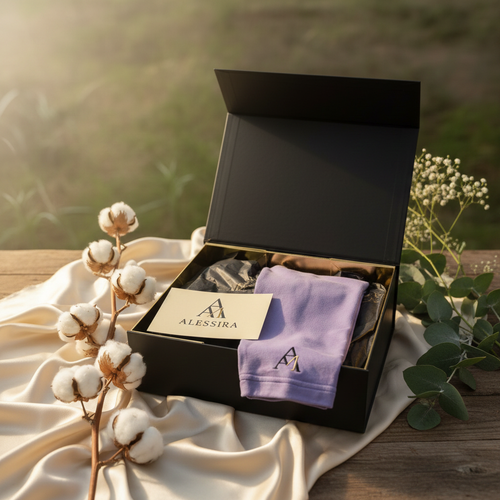 ✨ Felpa Aura Viola – Idea Regalo con Scatola Rigida