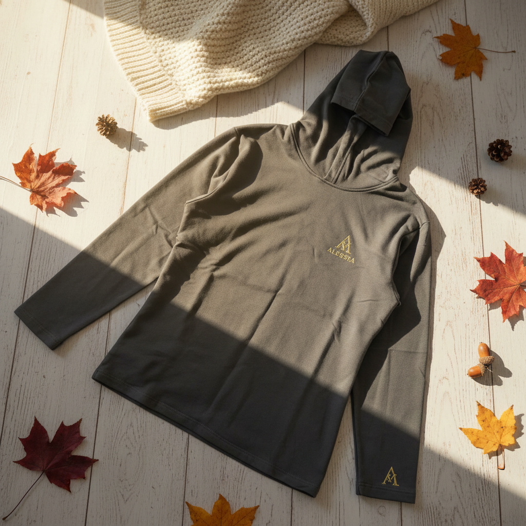 Felpa Noir Olive – Alessira