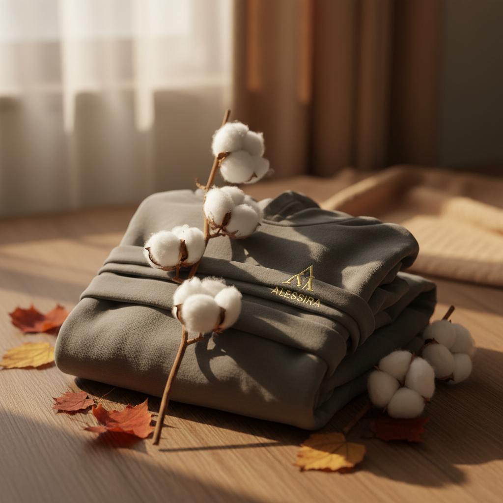 Felpa Noir Olive – Alessira