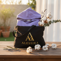 ✨ Felpa Aura Viola– Idea Regalo con Shopper